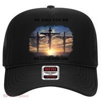 Christian Bible Verse Jesus Died For Me Hat thumb 0
