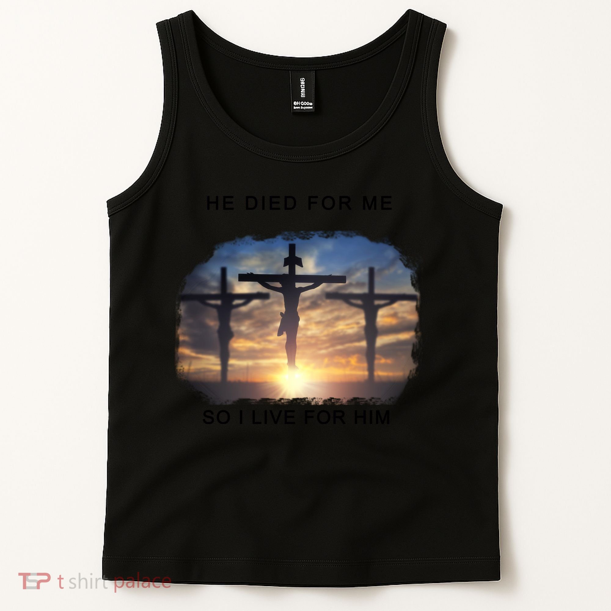 Christian Bible Verse Jesus Died For Me Tank Top