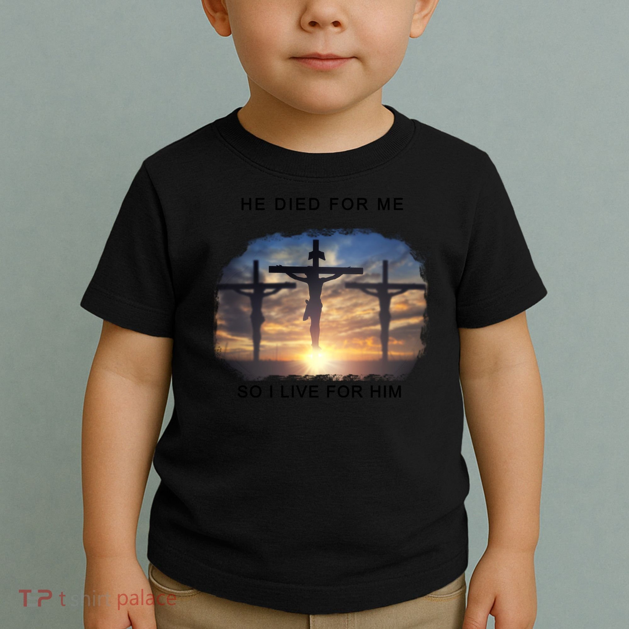 Christian Bible Verse Jesus Died For Me Toddler T-Shirt