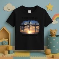 Christian Bible Verse Jesus Died For Me Toddler T-Shirt thumb 3