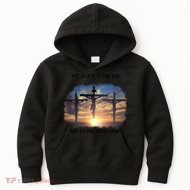 Christian Bible Verse Jesus Died For Me Kids Hoodie