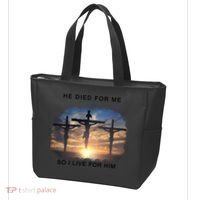 Christian Bible Verse Jesus Died For Me Tote Bag thumb 3