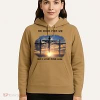 Christian Bible Verse Jesus Died For Me Hoodie thumb 5