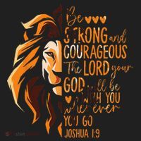 Christian Bible Verse Joshua 19 Lion Women's Sweatshirt thumb 2