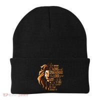 Christian Bible Verse Joshua 19 Lion Beanie thumb 0
