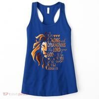 Christian Bible Verse Joshua 19 Lion Women's Tank Top thumb 0