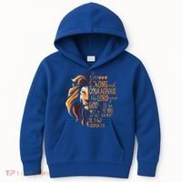 Christian Bible Verse Joshua 19 Lion Kids Hoodie thumb 0