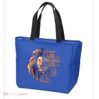 Christian Bible Verse Joshua 19 Lion Tote Bag thumb 3