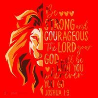Christian Bible Verse Joshua 19 Lion Santa Hat thumb 1