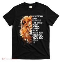 Christian Bible Verse Lion Of Judah Jesus God T-Shirt thumb 0
