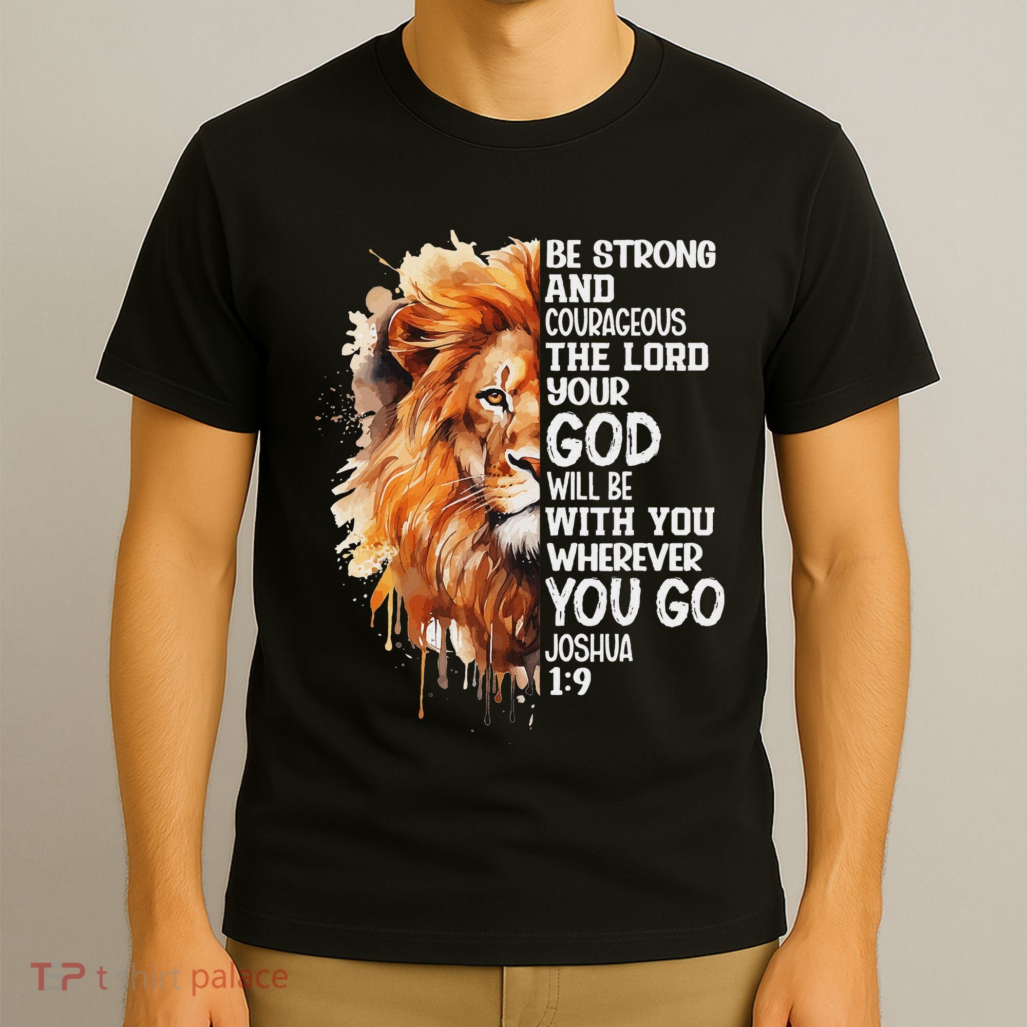 Christian Bible Verse Lion Of Judah Jesus God T-Shirt