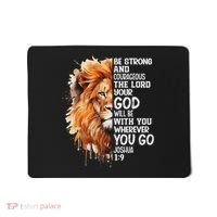 Christian Bible Verse Lion Of Judah Jesus God Mousepad thumb 0