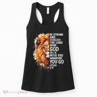 Christian Bible Verse Lion Of Judah Jesus God Women's Tank Top thumb 0