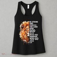 Christian Bible Verse Lion Of Judah Jesus God Women's Tank Top thumb 3