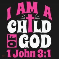 Christian Bible Verse I Am A Child Of God 1 John 31 Cross Women's Tank Top thumb 5