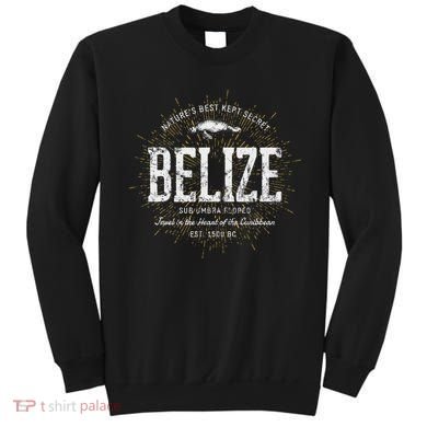 Caribbean Belize Vintage Style Retro Belize Sweatshirt