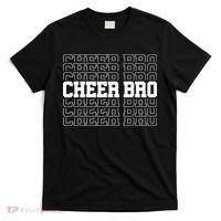 Cheer Bro Vintage Retro Brother Cheerleader Squad T-Shirt thumb 0