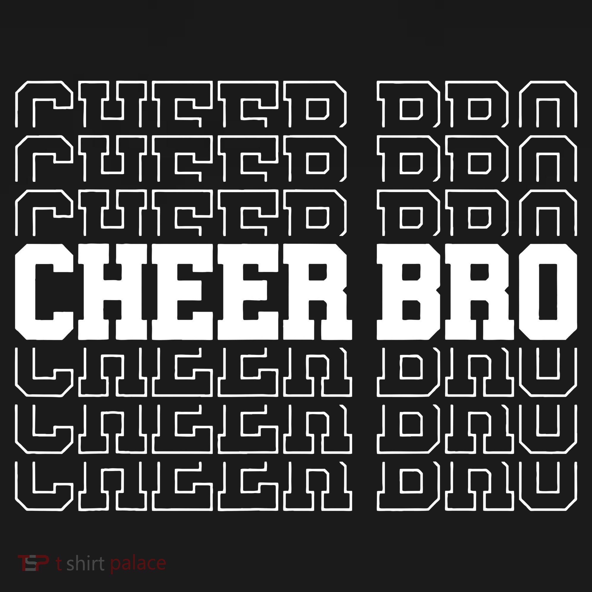 Cheer Bro Vintage Retro Brother Cheerleader Squad T-Shirt