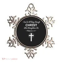 Christian  Bible Verse Jesus I Can Do All Things Christ Ornament thumb 0