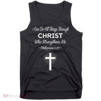 Christian  Bible Verse Jesus I Can Do All Things Christ Tank Top thumb 0