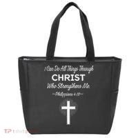 Christian  Bible Verse Jesus I Can Do All Things Christ Tote Bag thumb 0