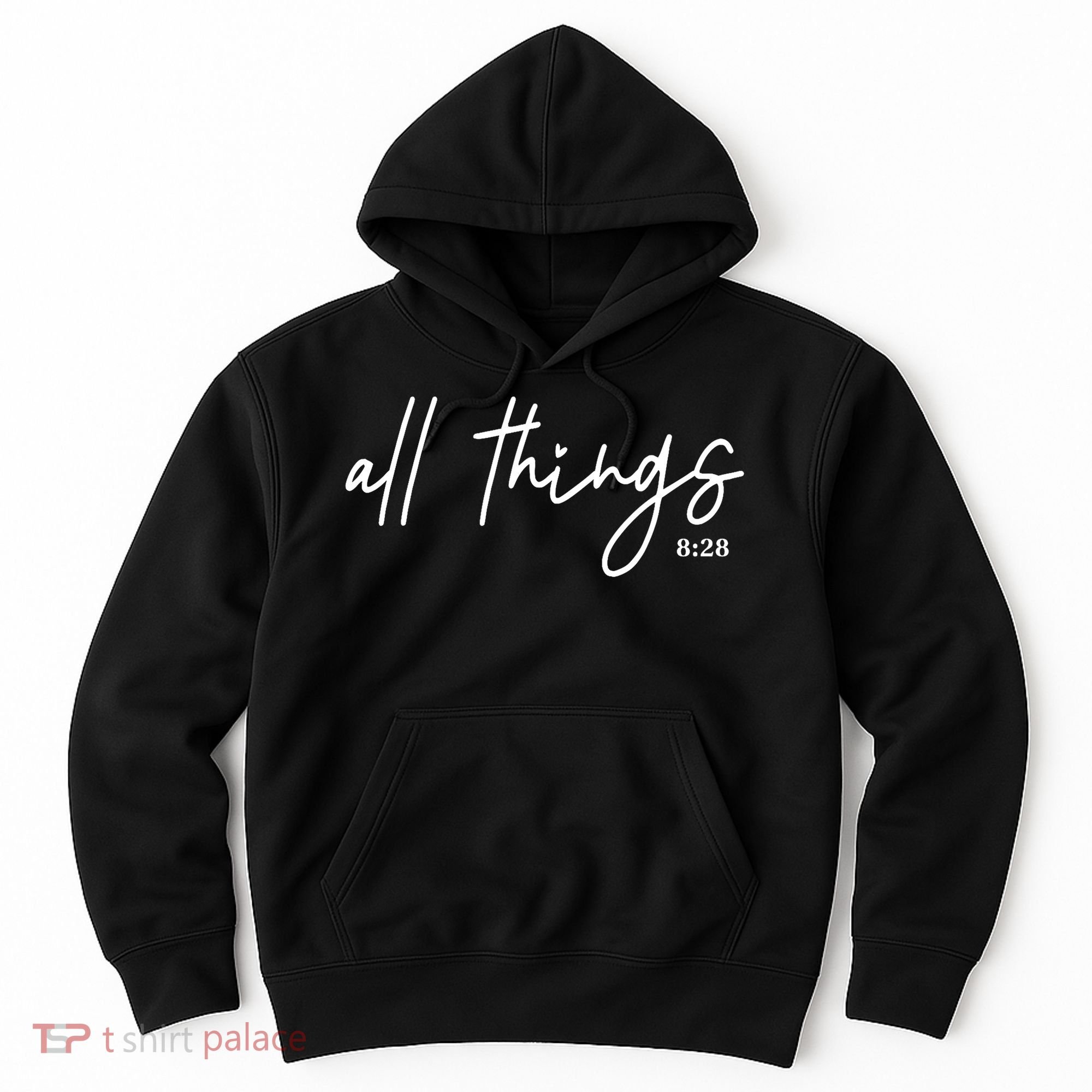 Christian Bible Verse Romans All Things Faith Religious Hoodie