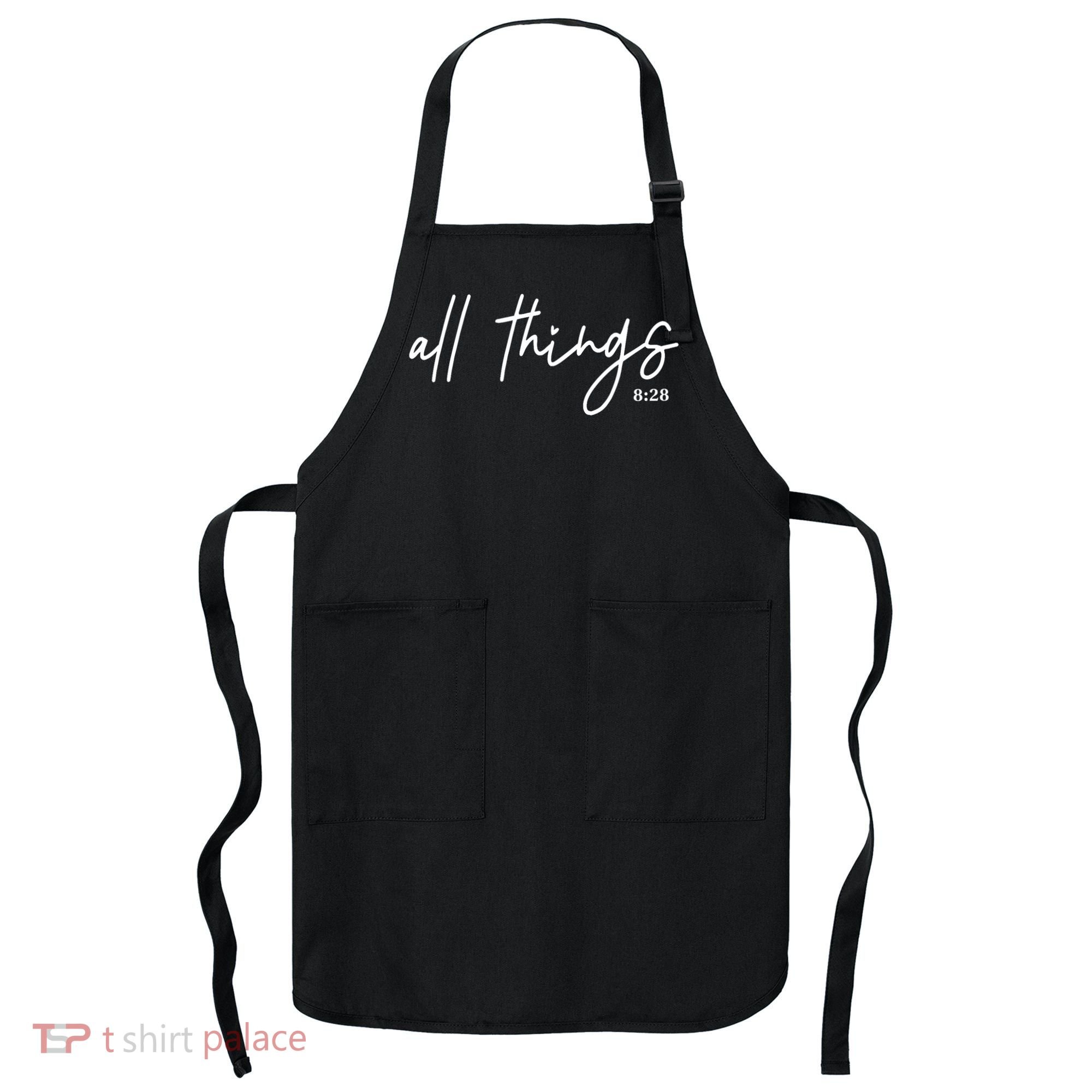 Christian Bible Verse Romans All Things Faith Religious Apron