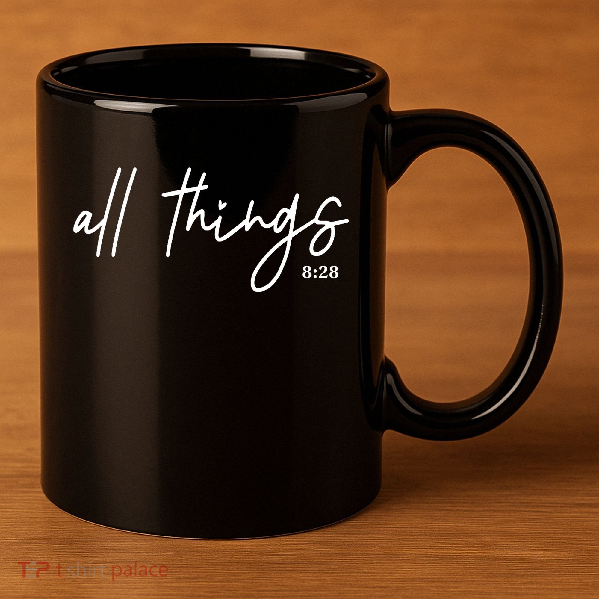 Christian Bible Verse Romans All Things Faith Religious 11oz C Handle Ceramic Mug