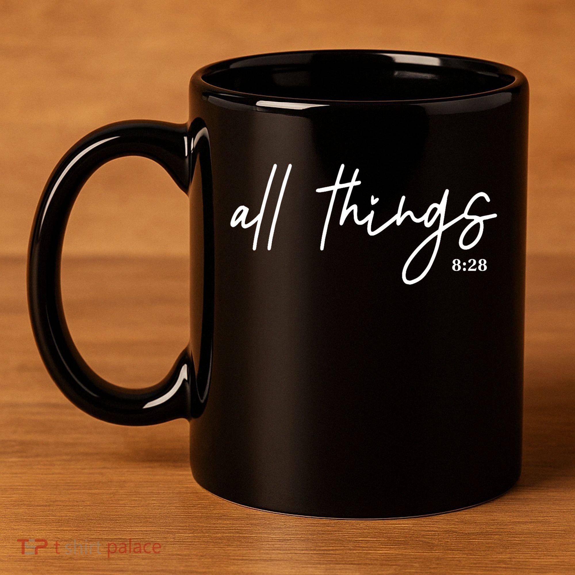Christian Bible Verse Romans All Things Faith Religious 11oz C Handle Ceramic Mug