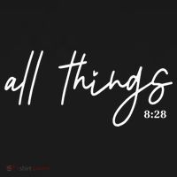 Christian Bible Verse Romans All Things Faith Religious Pom Pom 12in Knit Beanie thumb 2