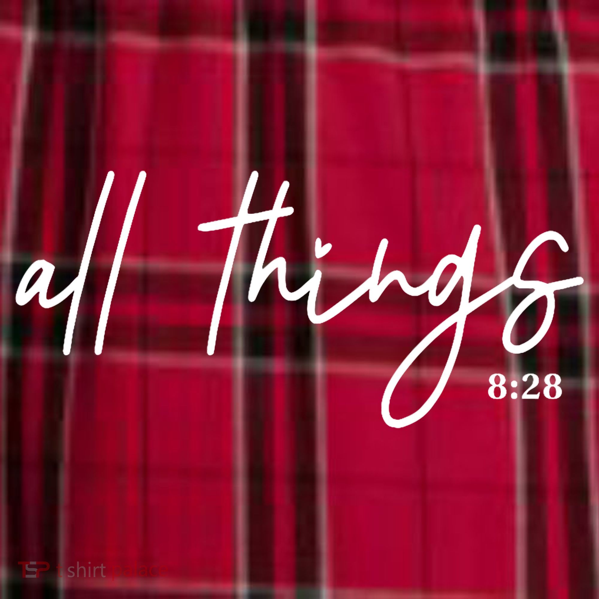 Christian Bible Verse Romans All Things Faith Religious Men's Flannel Plaid Pajama Pants