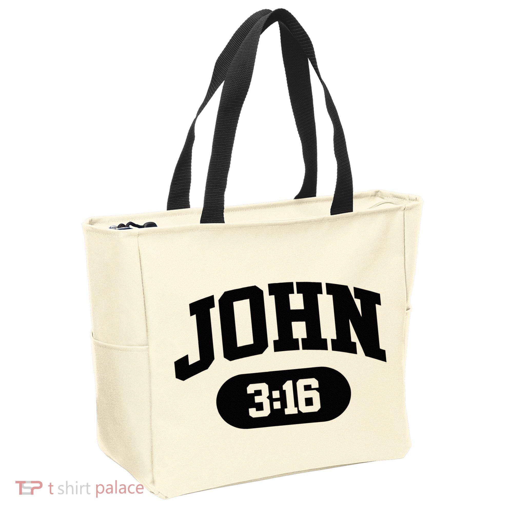 Christian Bible Verse John 316 Tote Bag
