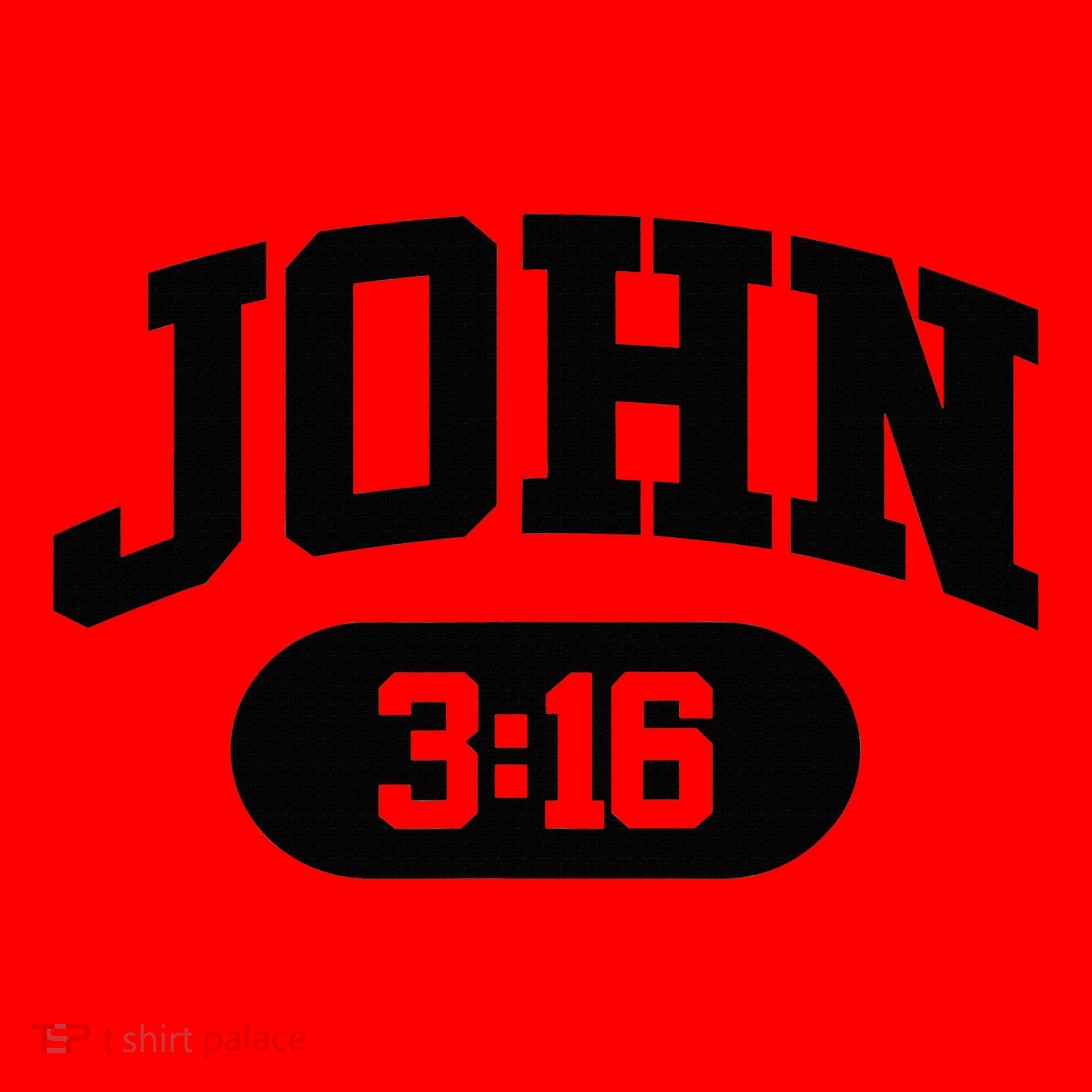 Christian Bible Verse John 316 Santa Hat