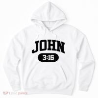 Christian Bible Verse John 316 Hoodie thumb 0