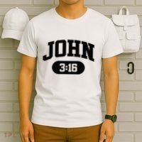 Christian Bible Verse John 316 T-Shirt thumb 6