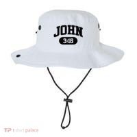 Christian Bible Verse John 316 Bucket Hat thumb 0