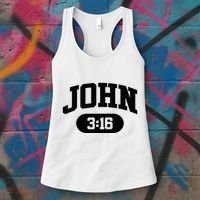 Christian Bible Verse John 316 Women's Tank Top thumb 3
