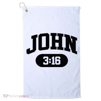 Christian Bible Verse John 316 Golf Towel