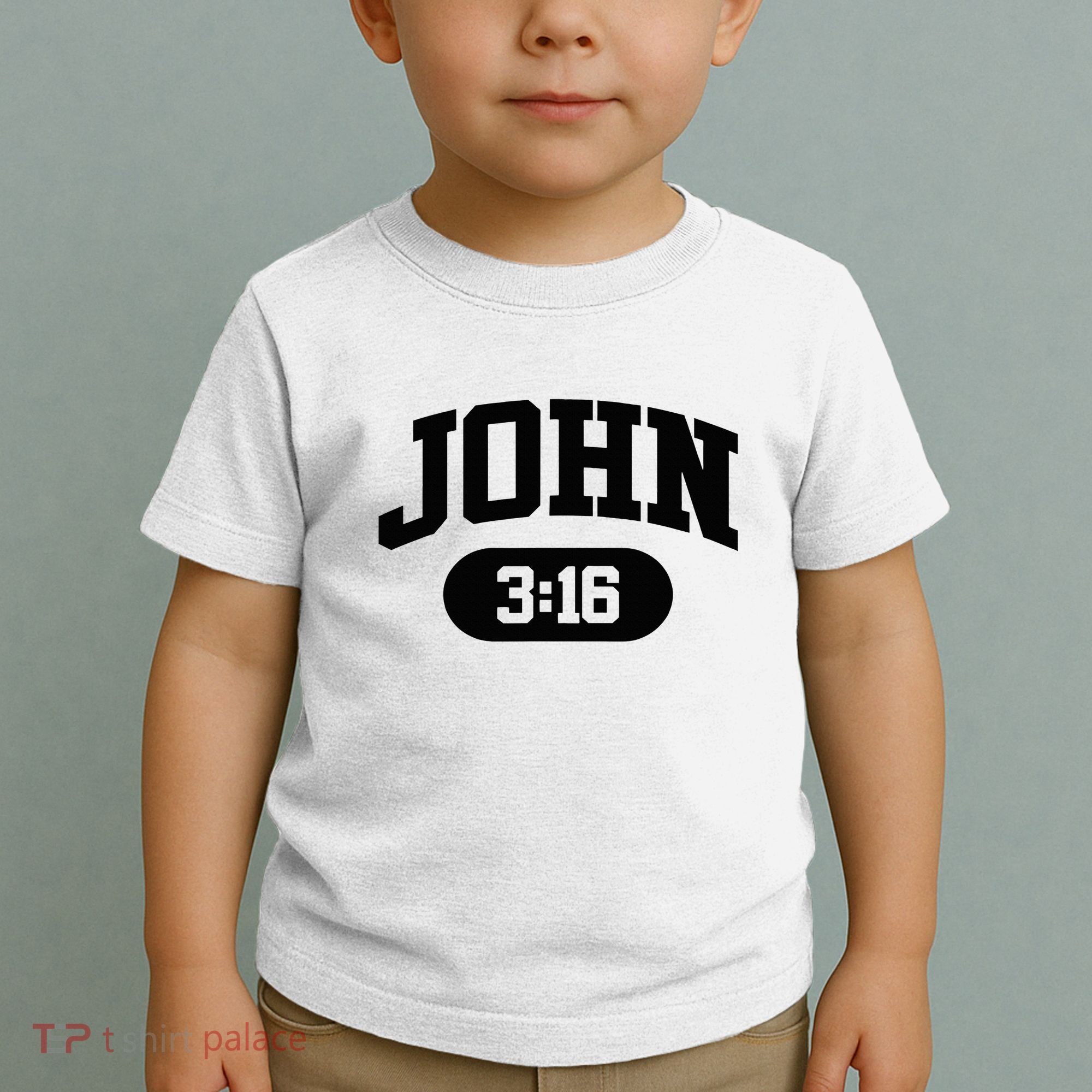 Christian Bible Verse John 316 Toddler T-Shirt