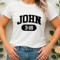 Christian Bible Verse John 316 Women's T-Shirt thumb 2