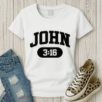 Christian Bible Verse John 316 Women's T-Shirt thumb 3