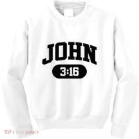 Christian Bible Verse John 316 Kids Sweatshirt thumb 0