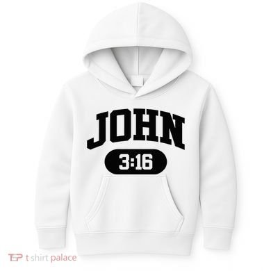 Christian Bible Verse John 316 Kids Hoodie