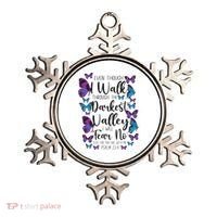 Christian Bible Verse Quote Butterfly Psalm 234 Ornament thumb 0