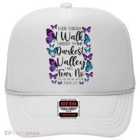 Christian Bible Verse Quote Butterfly Psalm 234 Hat thumb 0