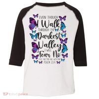 Christian Bible Verse Quote Butterfly Psalm 234 Toddler Fine Jersey T-Shirt thumb 0