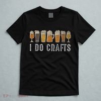 Craft Beer Vintage I Do Crafts Home Brew Art T-Shirt thumb 5