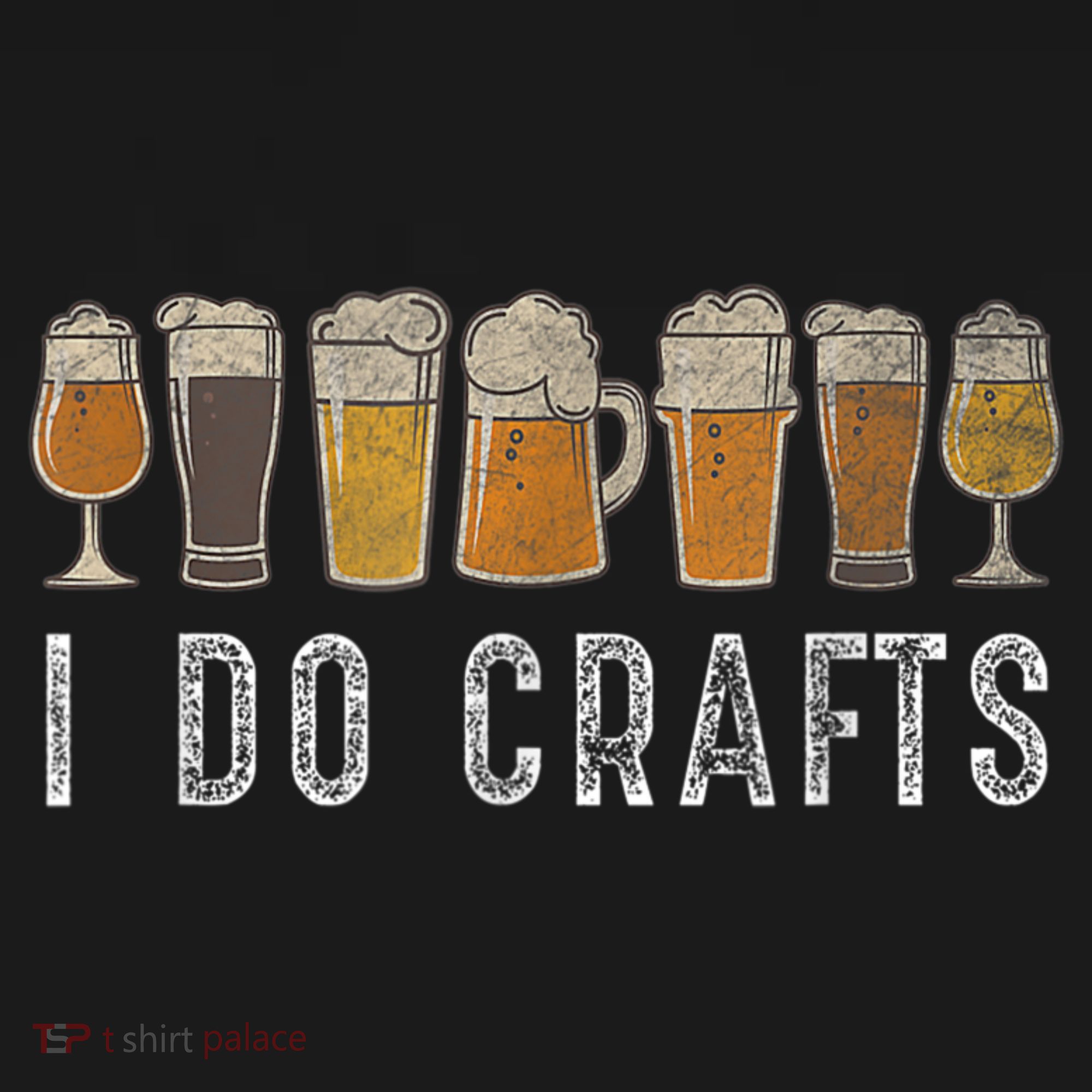 Craft Beer Vintage I Do Crafts Home Brew Art T-Shirt