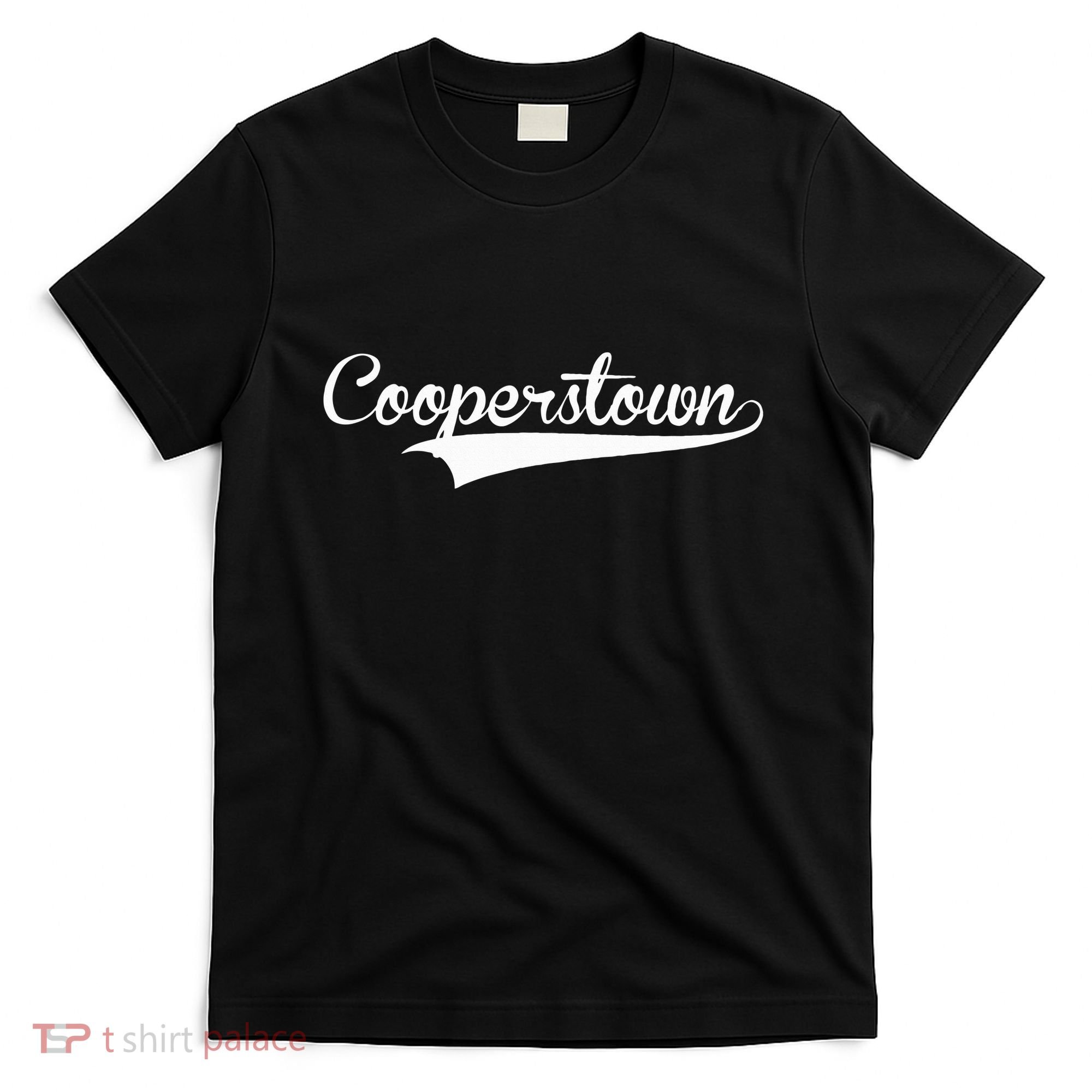 Cooperstown Baseball Vintage Retro Font T-Shirt
