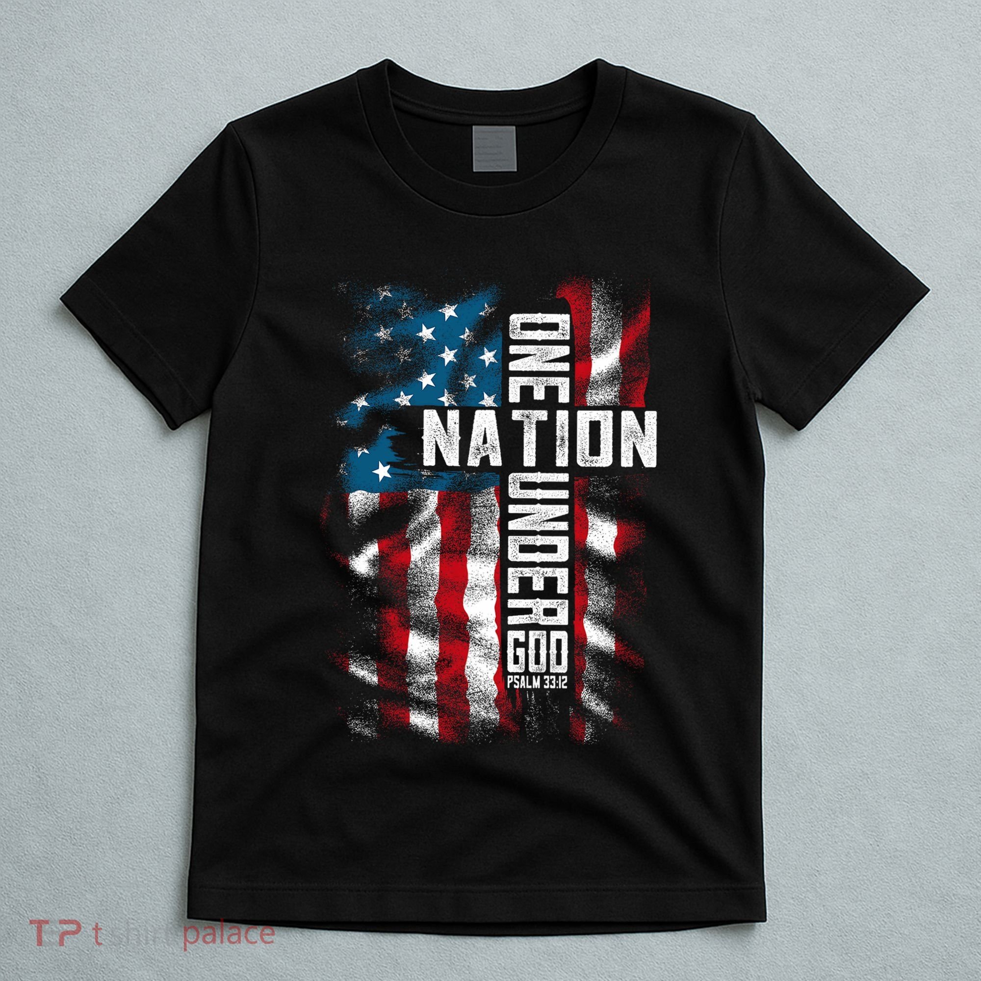 Christian Bible Verse Faith Patriotic 4th Of July T-Shirt